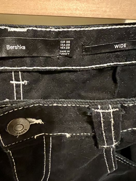 Spodnie męskie , czarne Bershka, rozm.36