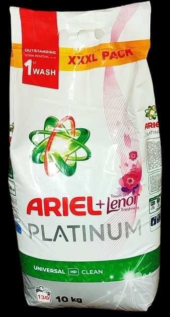 Пральний порошок Ariel Platinum + Lenor 10 кг