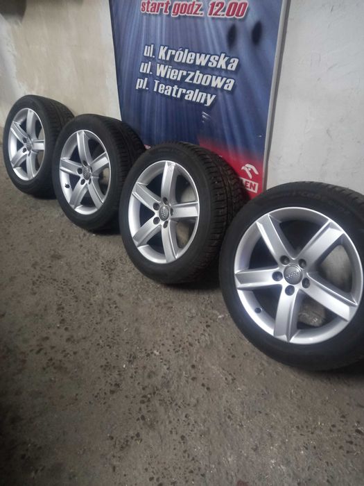 Koła Audi 5x112 225/50/R17 zimowe Hankook
