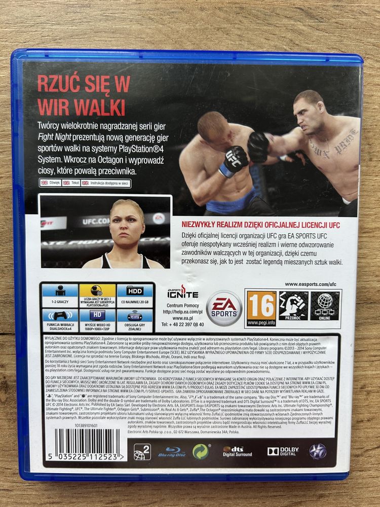 UFC    na    ps4