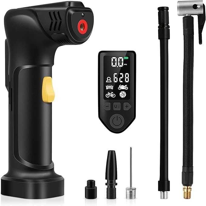 Pompa Powietrza Kompresor AC/DC z Akumulatorem 2000 mAh 12 V 120 PSI