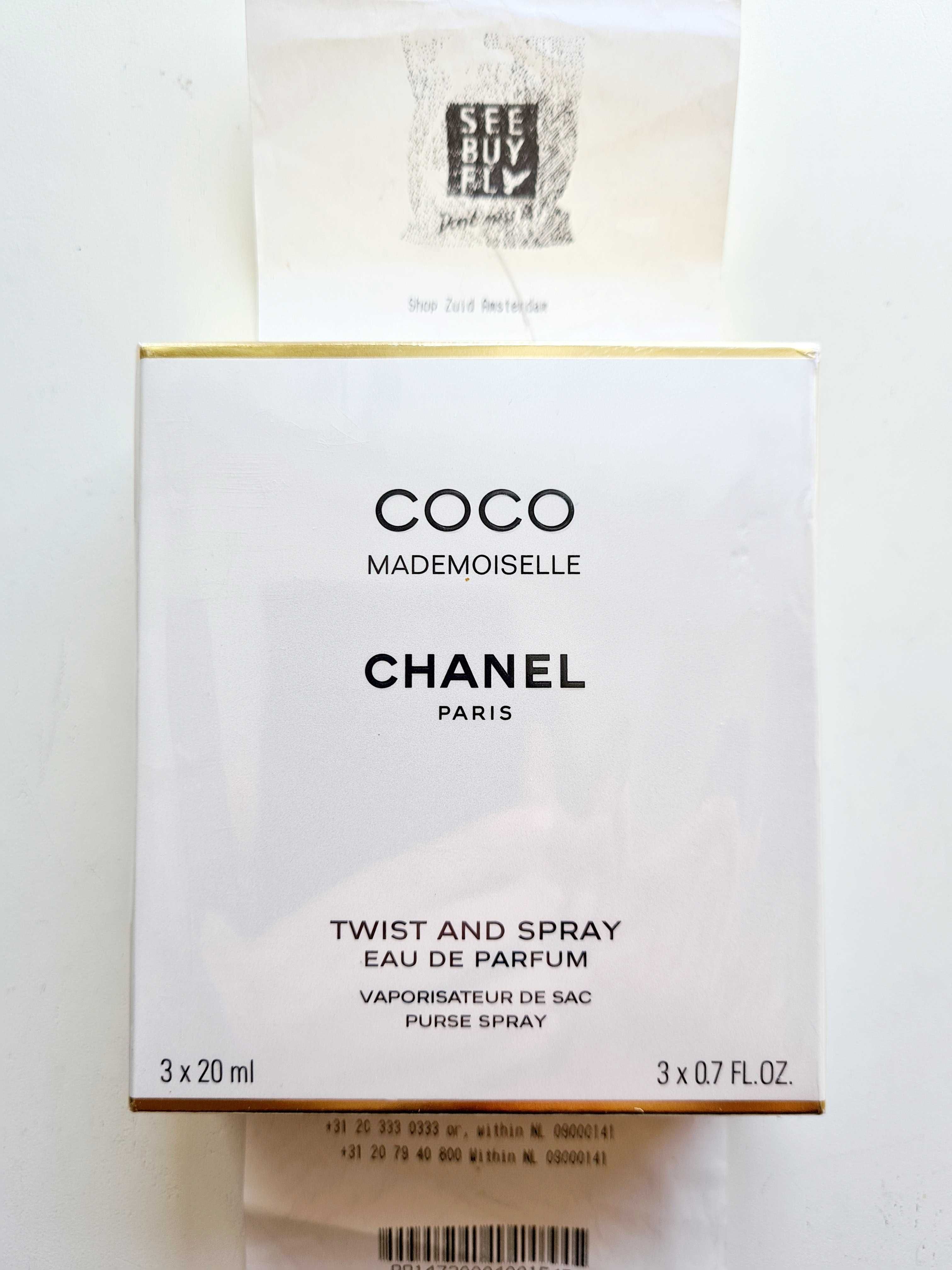 Chanel Coco Mademoiselle
3x20 ml EDP TWIST AND SPRAY
z etui, ORYGINAŁ!