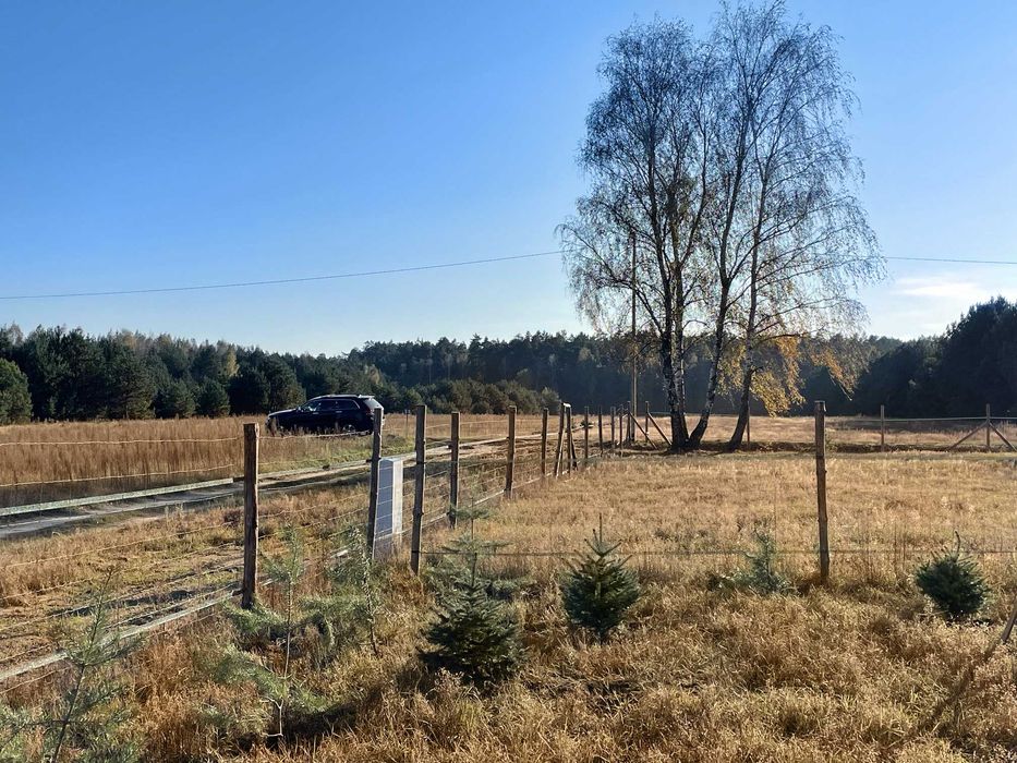 Działka budowlana z WZ i prądem - 1122m2 ogrodzona gm. Długosiodło