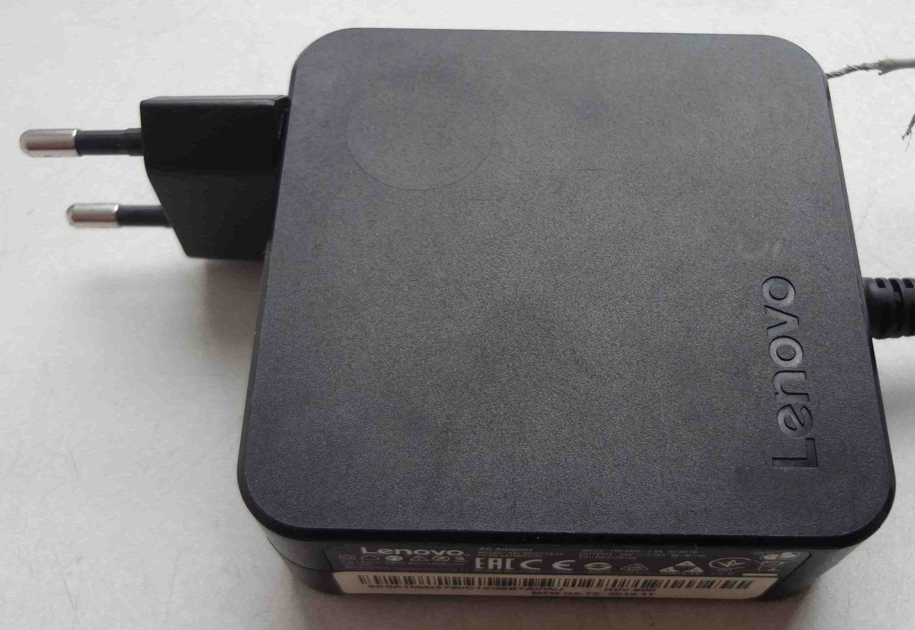 Блок питания для ноутбука Lenovo 20V 3.25A модель ADLX65CCGE2A