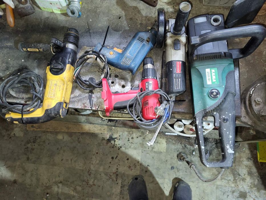Болгарка, пилка, перфоратор, дрель, шуруповерт