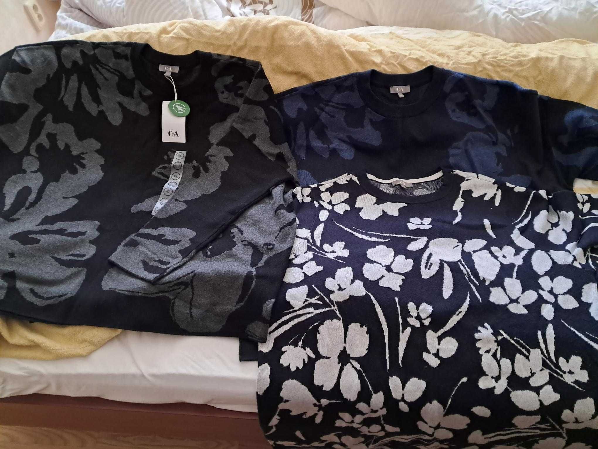 C&A C and A swetry 3 szt duże XL, XXL NOWE, oversize