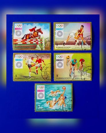 Znaczki Ajman (Emiraty Arabskie) 1972 Olimpiada Sport