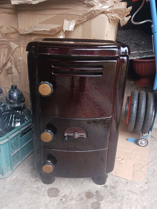 Piecyk piec koza kominek żeliwny