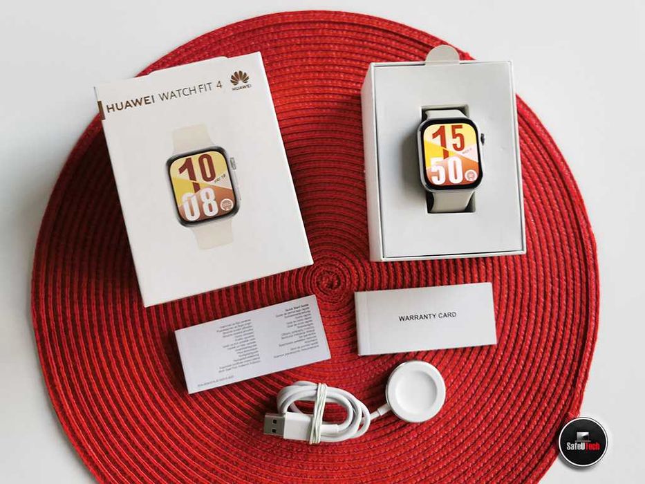 JAK NOWY Huawei Watch Fit 4 Biały - WHITE - GPS - AMOLED - KPL.