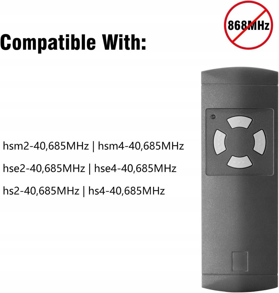 3x Pilot 40,685 MHz do HS2-40, HS4-40, HSE2-40, HSE4-40, HSM2-40