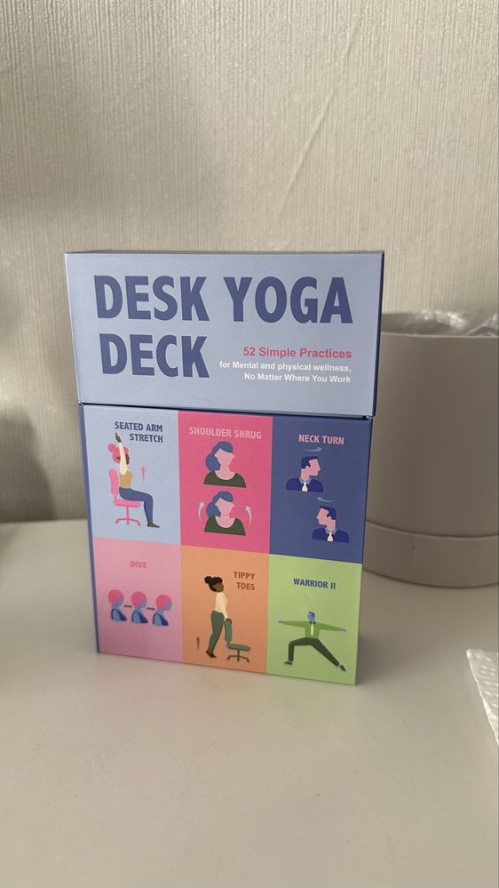 Desk Yoga Deck karty do jogi