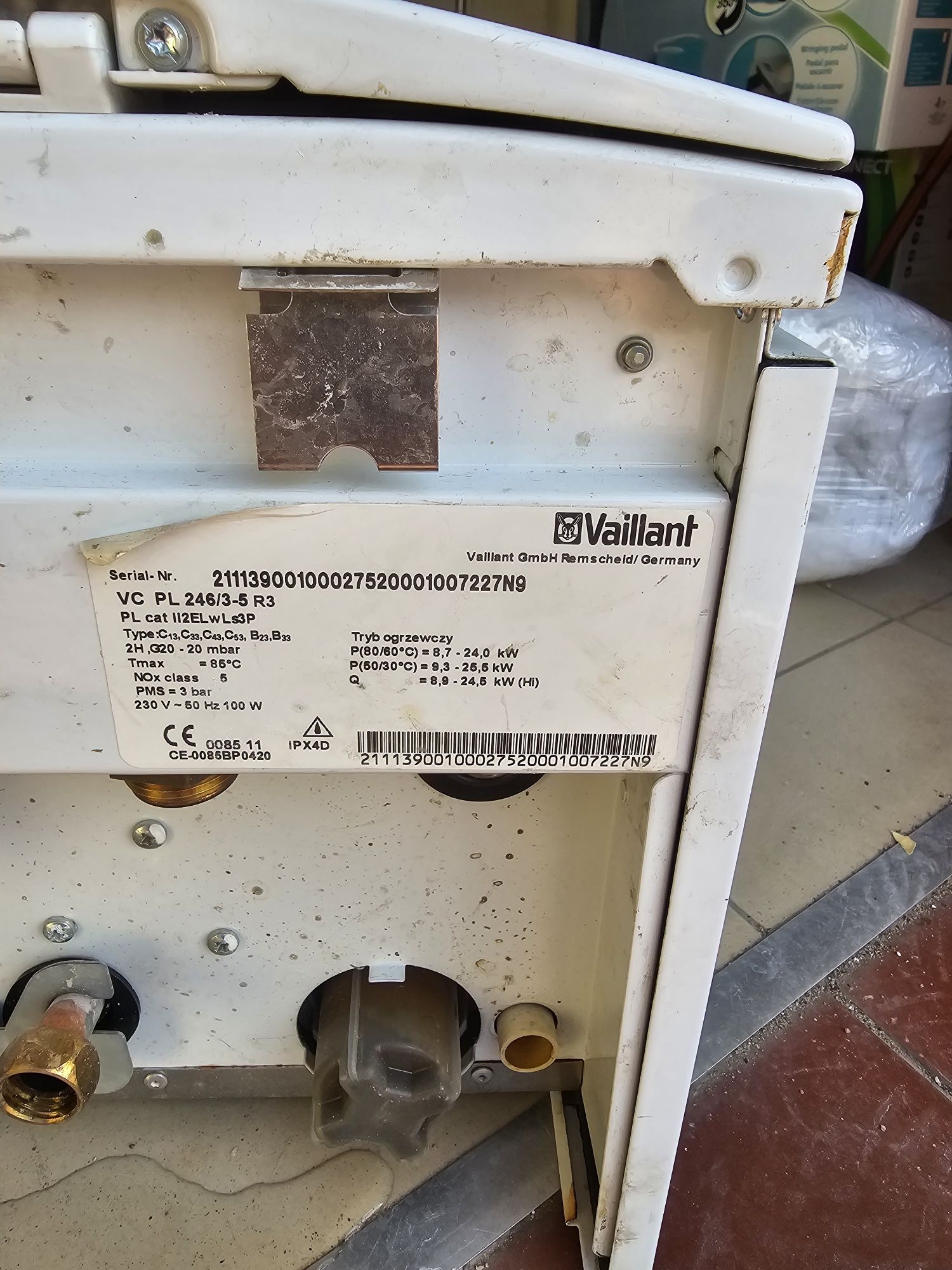 Vaillant 24kW  Piec kondensacyjny dwufunkcyjny