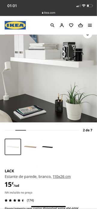 Prateleiras lack Ikea