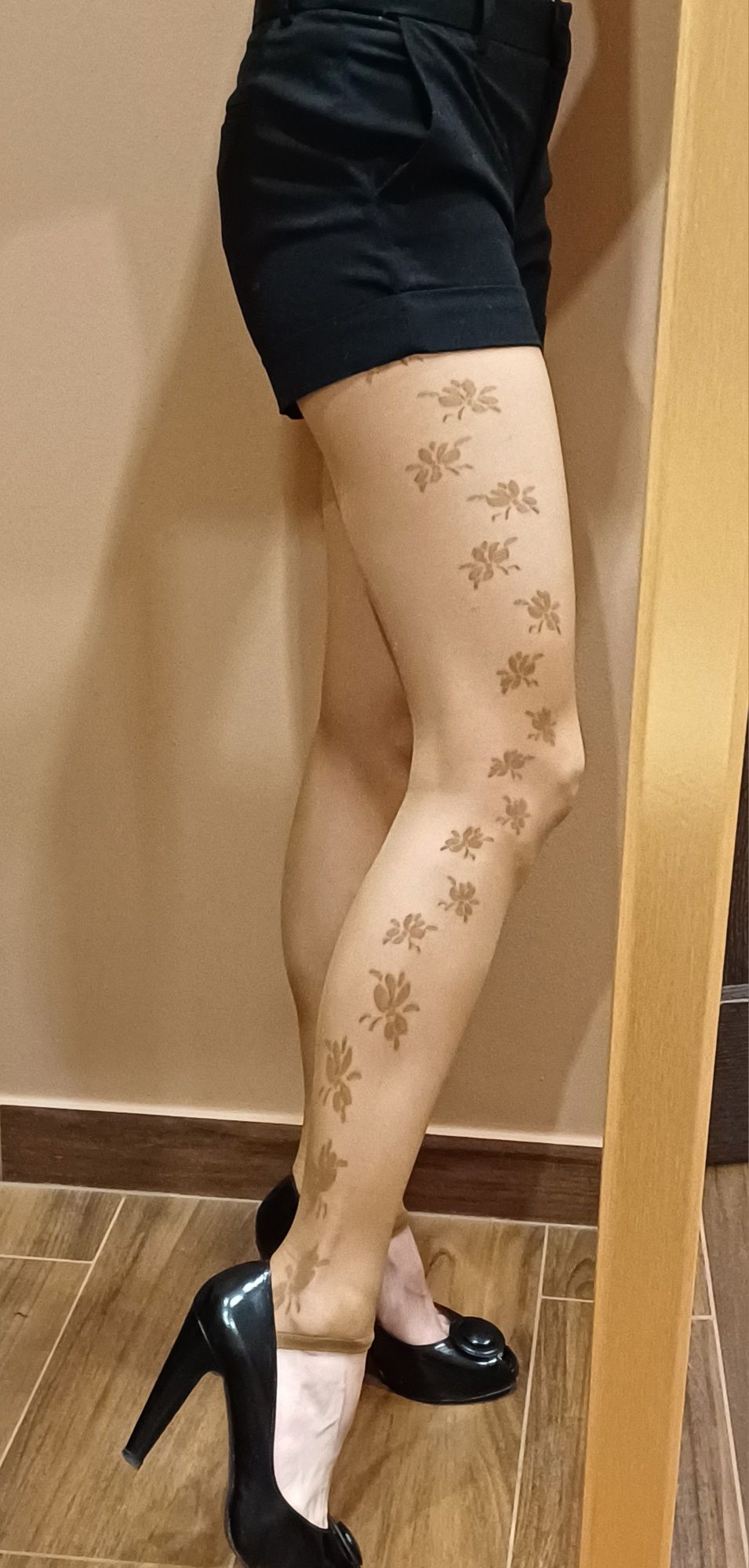 Legginsy włoskie M-L z bocznym wzrokiem