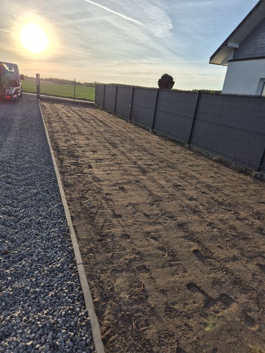Glebogryzarką separacyjna zakładanie ogrodów siew trawy trawa z rolki