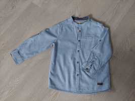 Koszula ze stójką H&M 110 4-5Y - niebieska