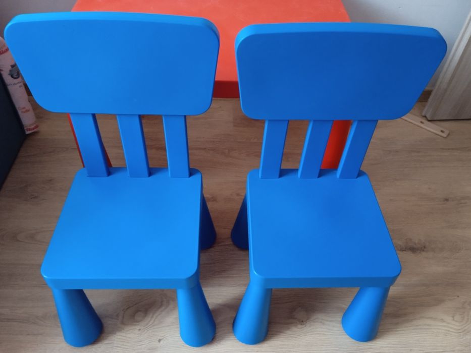 Stolik i dwa krzesła MAMUT Ikea