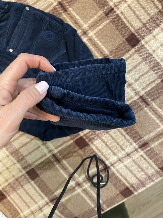 Джинсы на флисе , утепленные . Вильветовые штаны