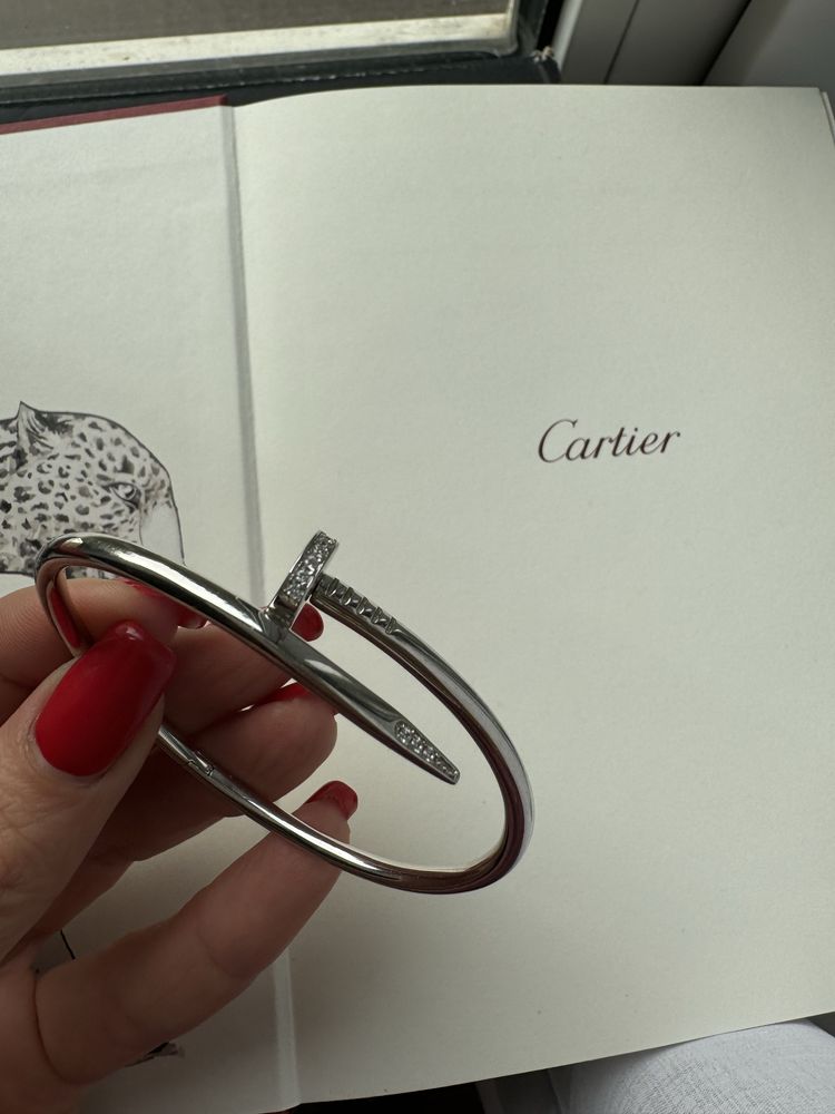 Браслет в стиле Cartier картье серебро 925 новый
