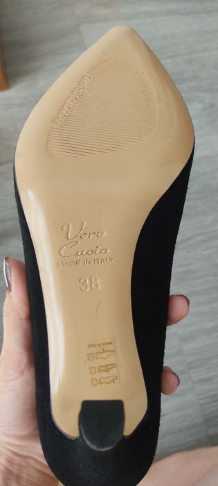 Sapato feminino italiano preto da Vernissage (38)