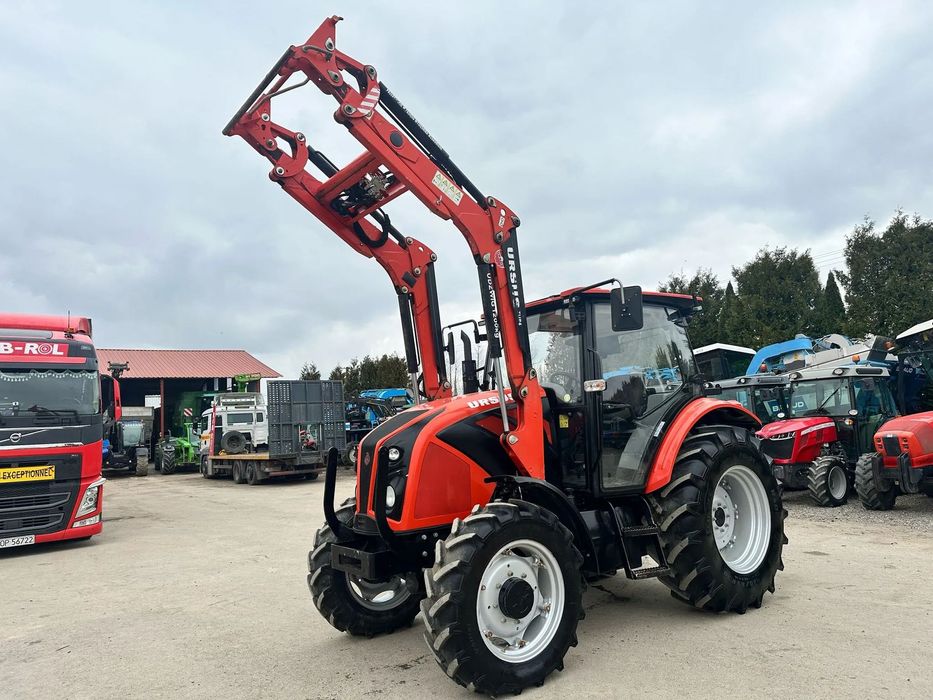 Ursus C - 380 + Ładowacz  Ciągnik rolniczy z ładowaczem