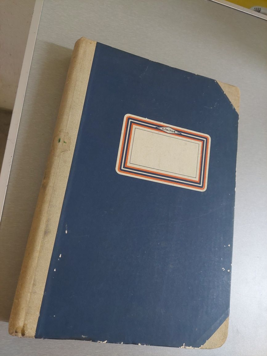 Livro antigo escritas em branco contabilidade