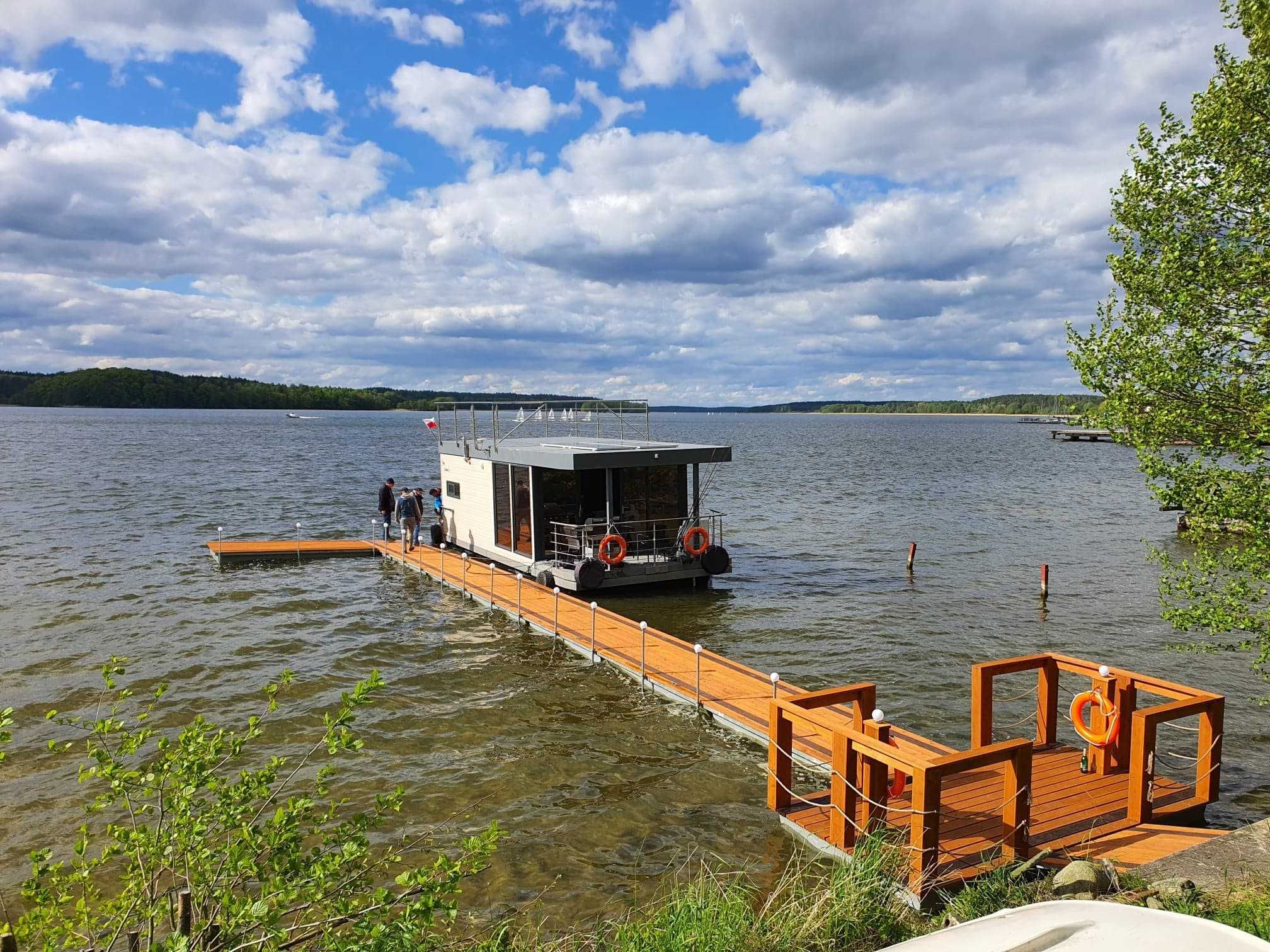 Pomost Pływający Pomosty Pływak Platforma Domek Letniskowy Camping