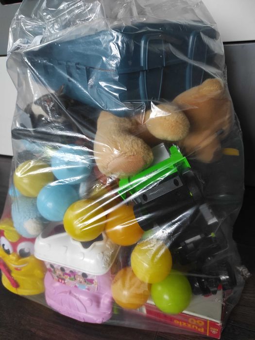 Worek zabawek dla chłopca