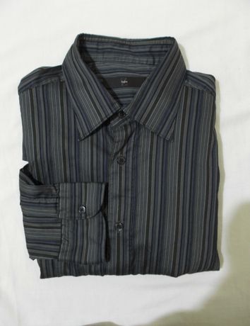 Рубашка стрейчевая полосатая 'Ermenegildo Zegna' 50-54р