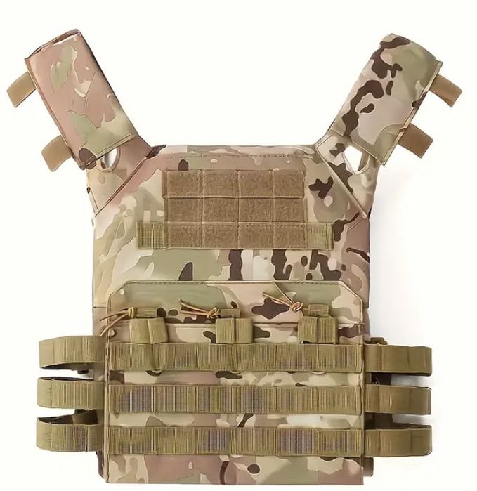 Плитоноска мультикам, олива,чорна, плити(25*30)