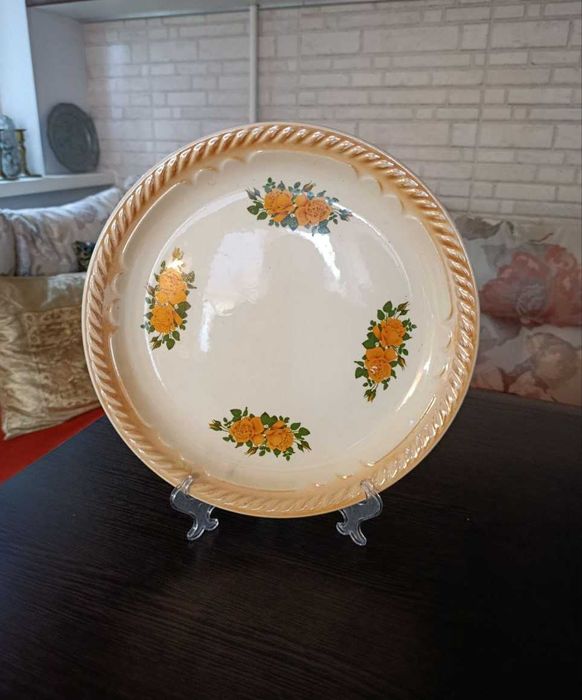 Блюдо Буды посуда 70гг сервиз фарфор 30 см тарелка винтаж