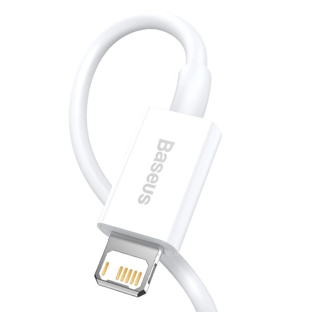 Baseus Superior Kabel Usb - Lightning 2,4A 1 M Biały (Calys-A02)
