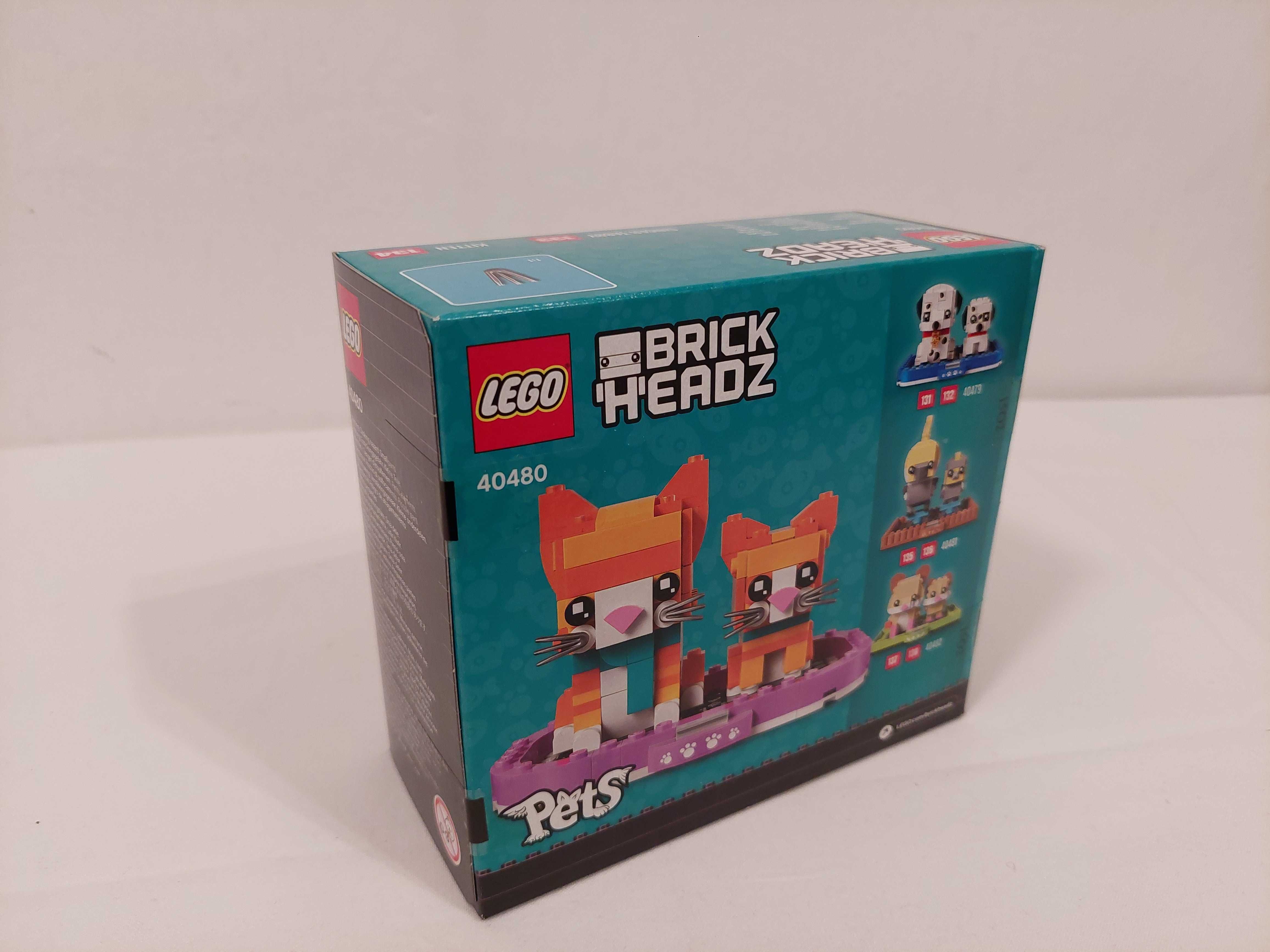 Lego 40480 BrickHeadz Pręgowany rudy kot