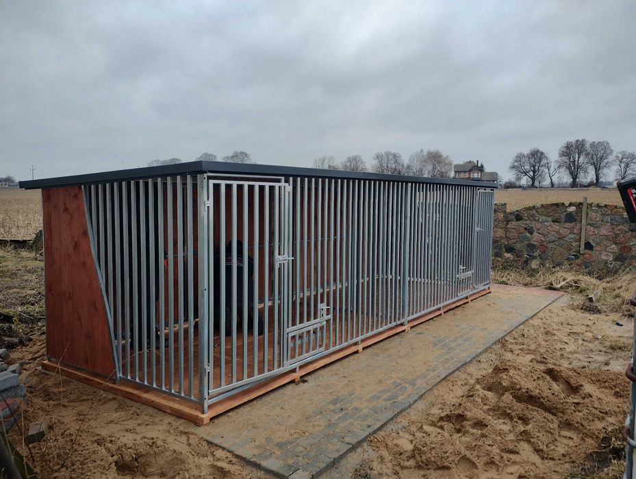 Kojec dla psa ocynkowany bardzo mocny 3x2, 4x2, 3x3. Producent