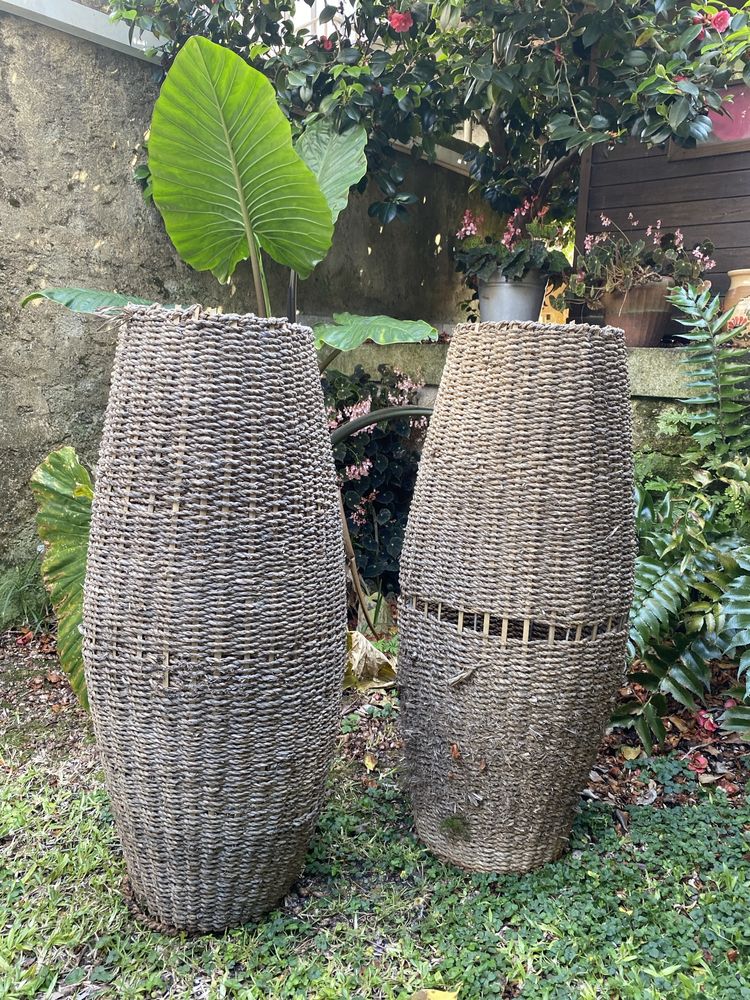 Floreiras Artesanais em Corda – Decoração Rústica/Boho