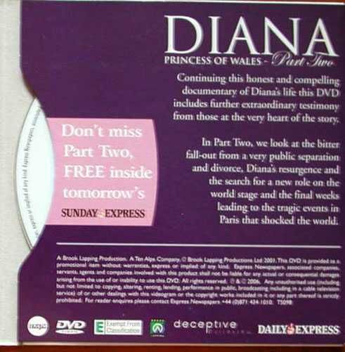 BIOGRAFIA Special Edition DIANA Princess of Wales FILM 2 płyty DVD