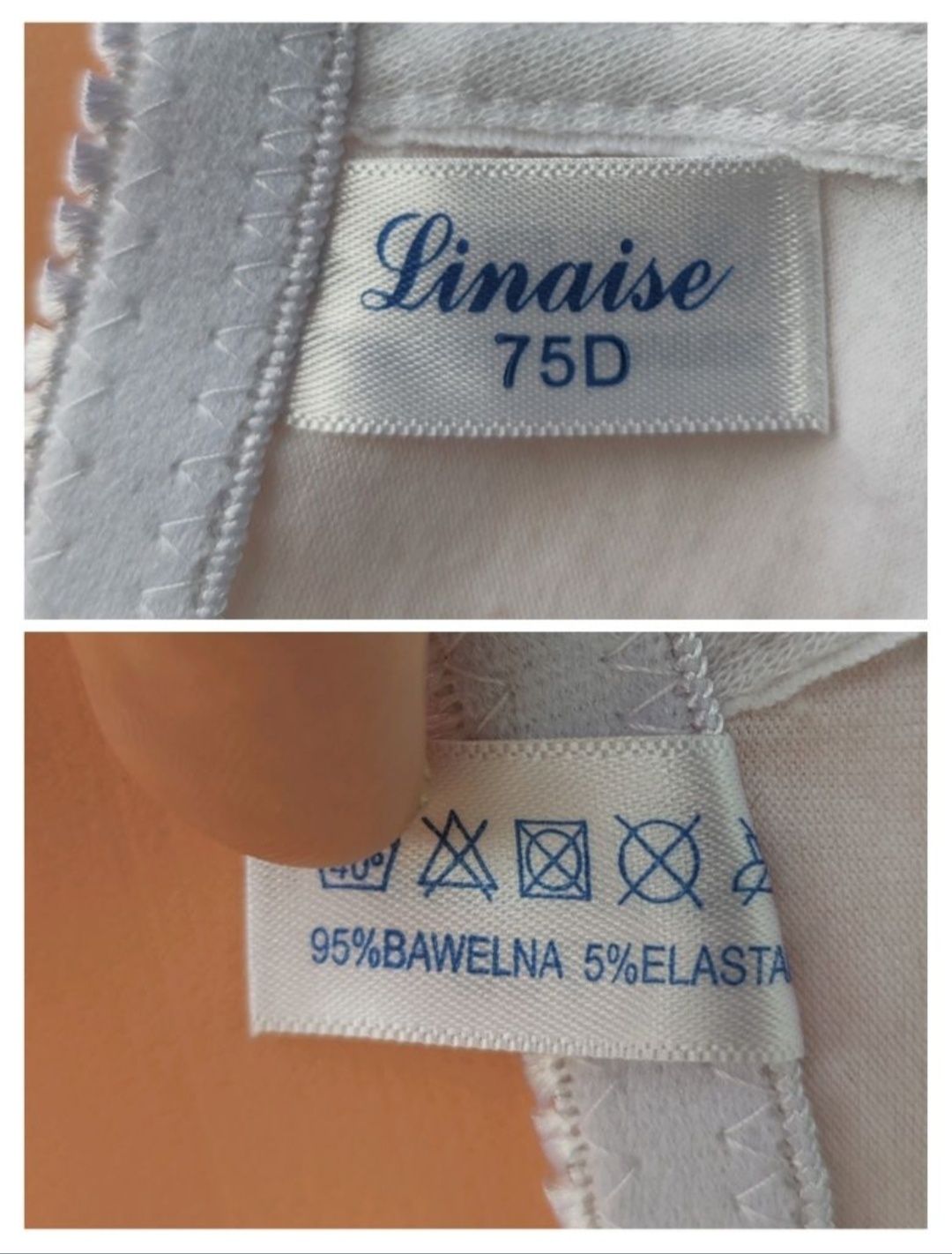 Biustonosz stanik do karmienia Linaise 75D

biały bez fiszbin bawełna