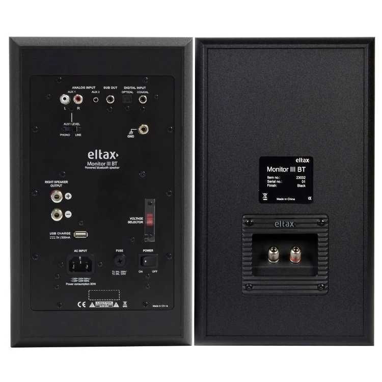 Kolumny głośnikowe aktywne. Eltax Monitor III BT Phono Active.