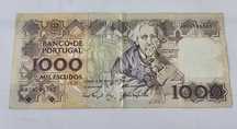Nota 1000 escudos antiga