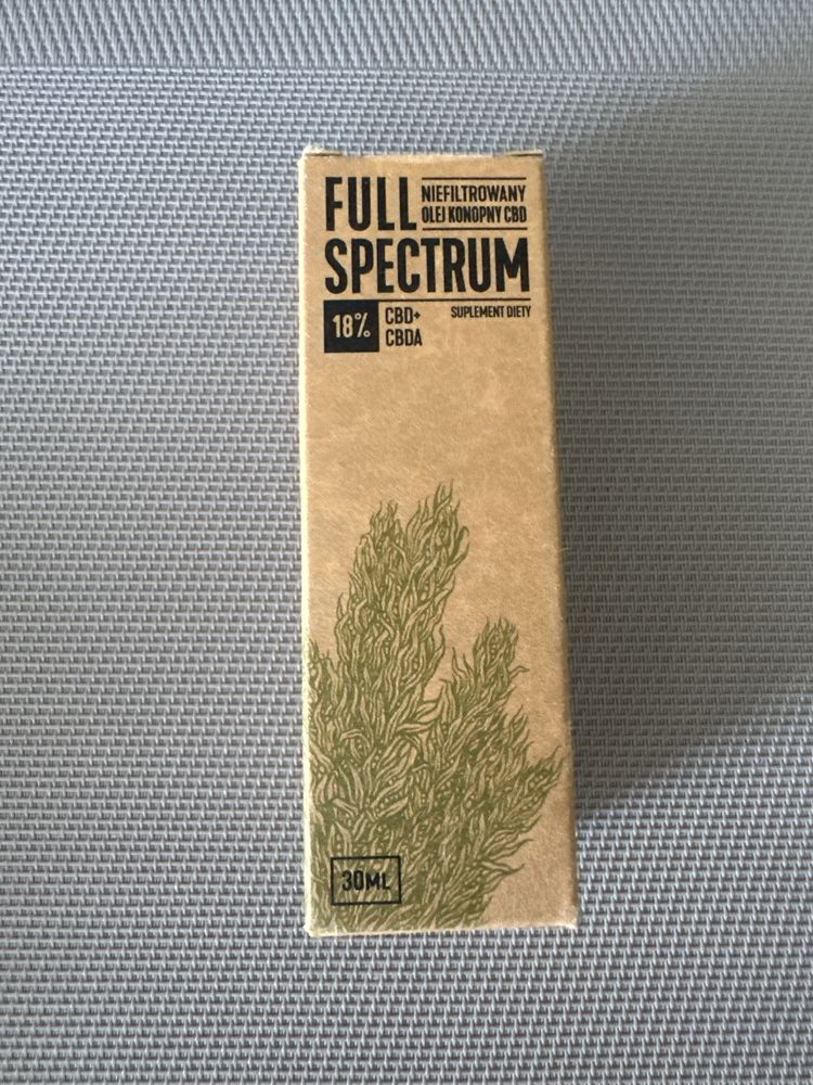Olejek konopny Full Spectrum 18% CBD +CBDA 30ml