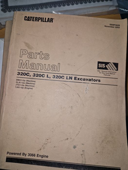 Manuais de escavadoras