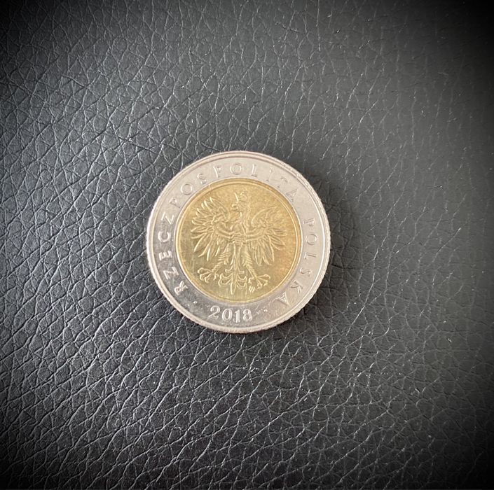 Moneta 5 zł destrukt menniczym 2018 r