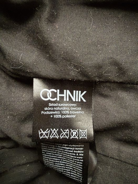 Kurtka skórzana Ochnik XS różowa