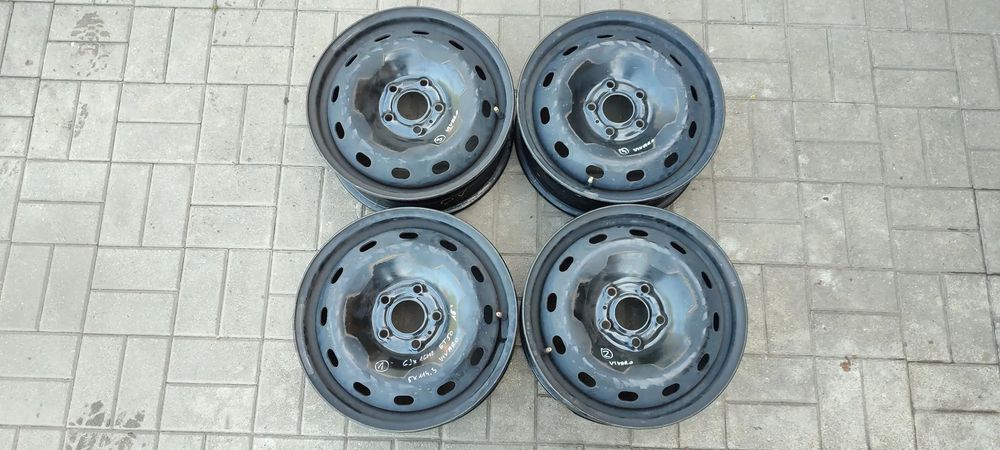 FELGI STALOWE 5x114,3 6Jx16 CALI ET50 RENAULT TRAFIC III VIVARO B TALENTO PRIMASTAR KOMPLET 4 SZTUKI