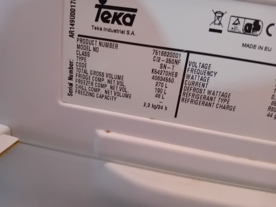 Combinado teka de encastrar