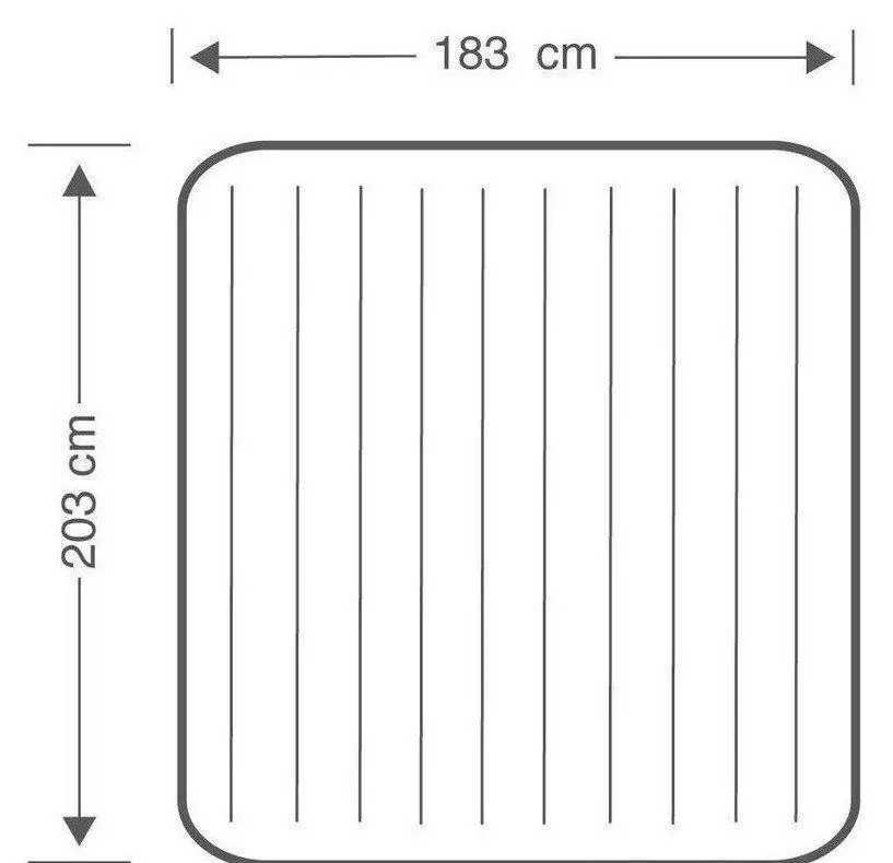 Надувний двомісний матрац  Матрас