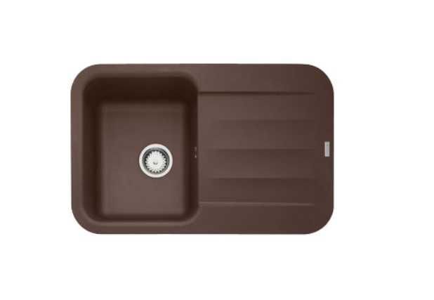 Zlew zlewozmywak Franke Pebel brąz cały zestaw + bateria Senga
