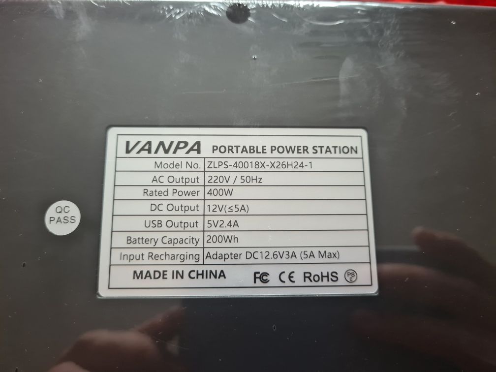 Портативна зарядна станція Vanpa 400w