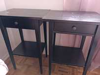 2 mesas cabeceira HEMNES IKEA
