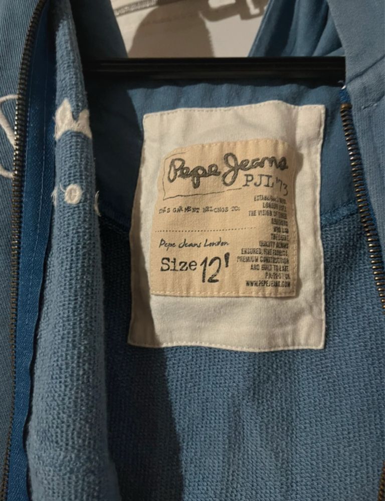 Zip-Up Pepe Jeans Azul claro